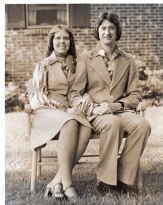 Joseph Aman and Patricia Hunter's Engagement Photo. March 1977