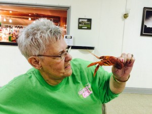 Big Crawfish. Watch out, buddy, you are going to be part of my lunch.